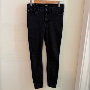 Black Hudson Jeans - Natalie Midrise Super Skinny Ankle Perfect Conditon 🖤🖤